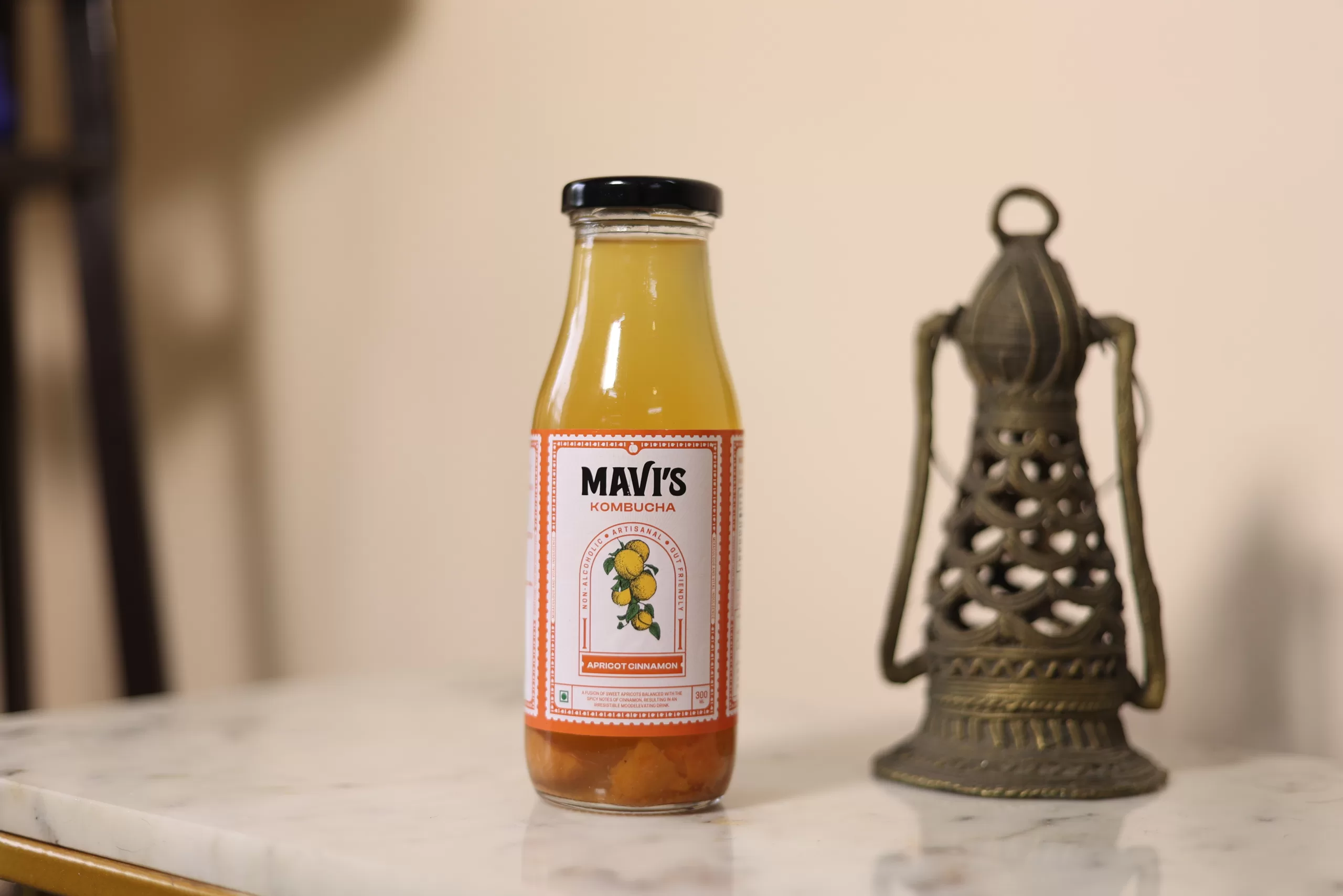 MAVI's APRICOT CINNAMON Kombucha 300ML – Fermented to perfection