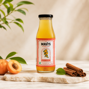 MAVI's APRICOT CINNAMON Kombucha 300ML