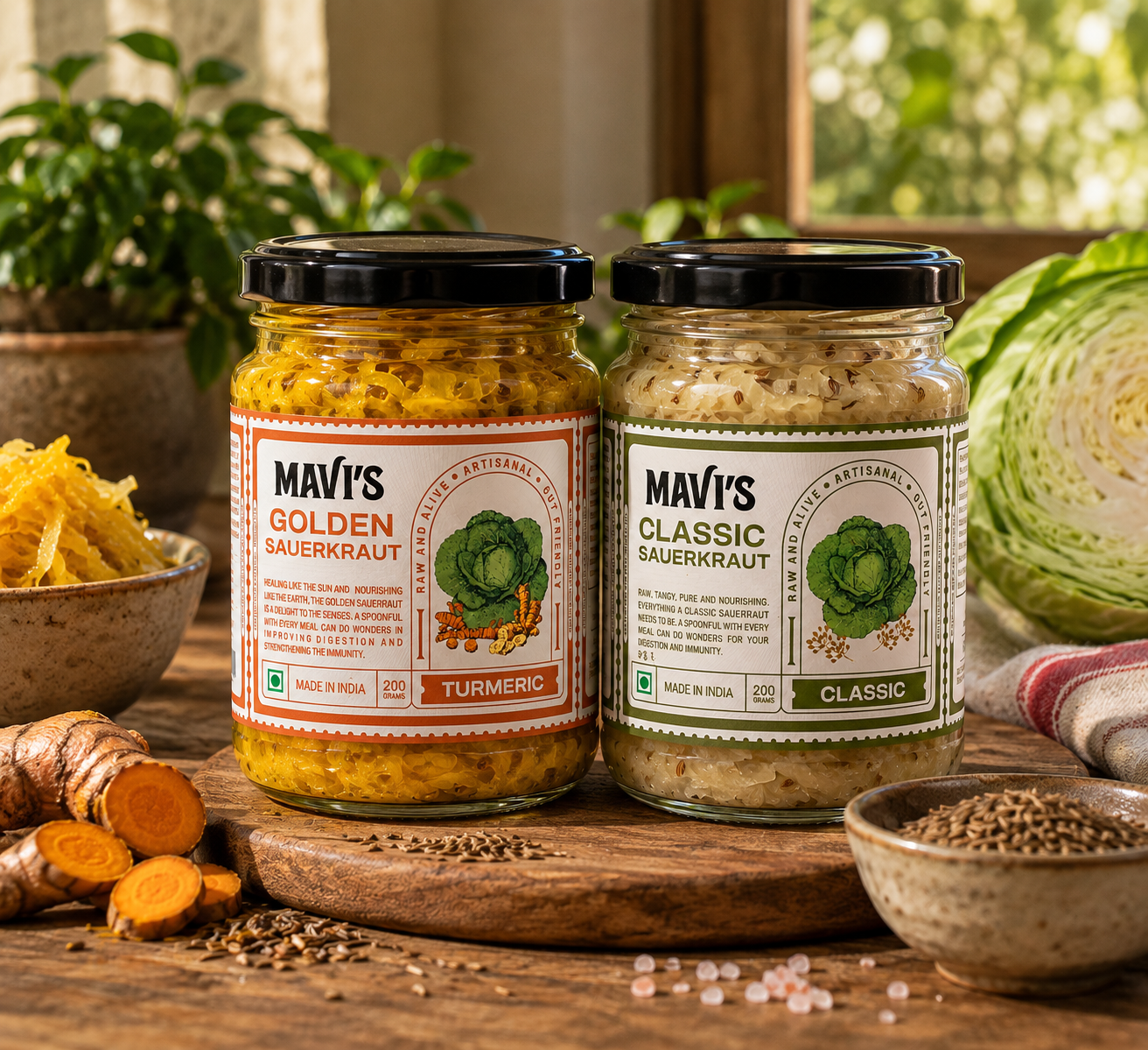 Classic Sauerkraut+Golden Sauerkraut