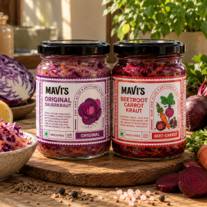 Sauerkraut + Beetroot Carrot Kraut