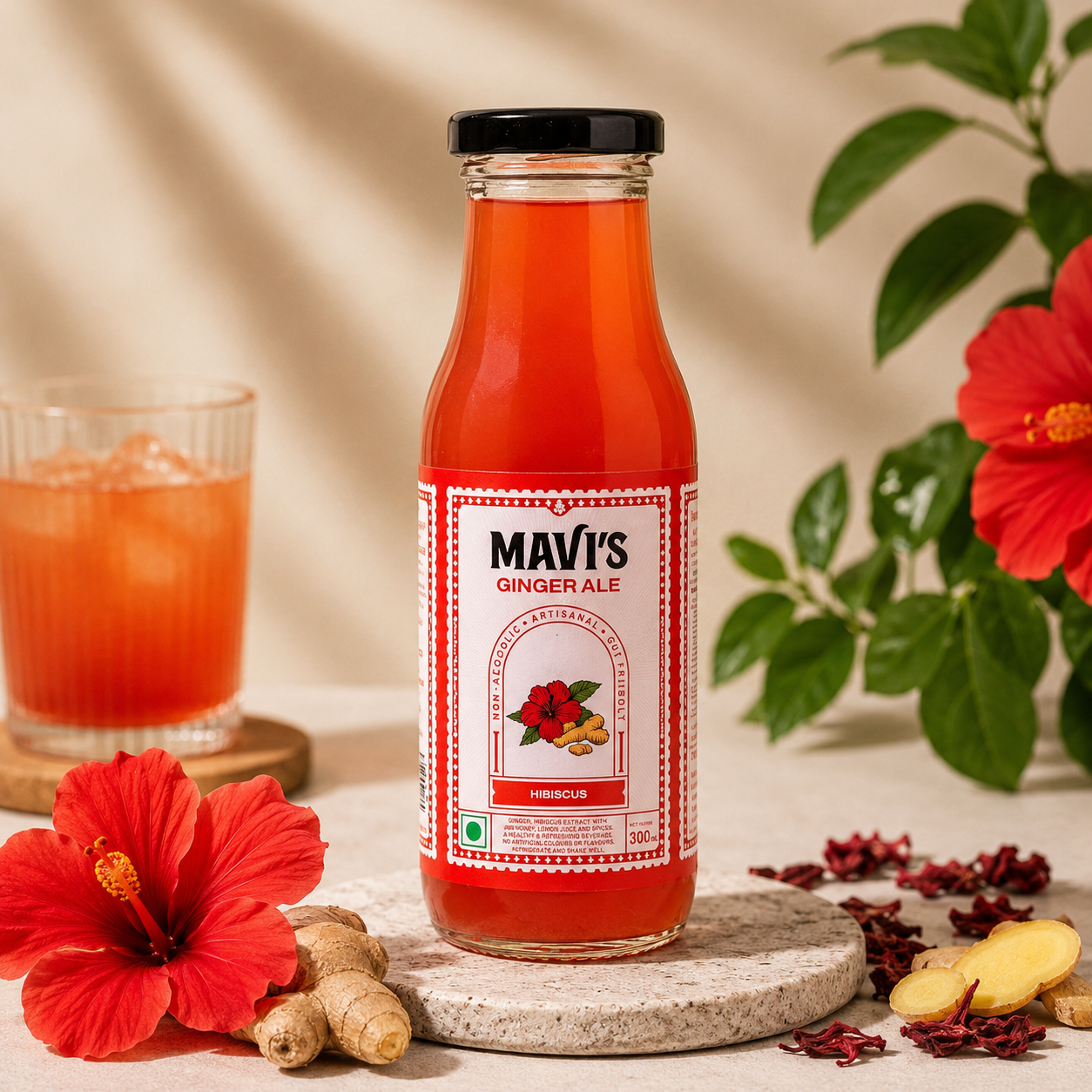 Hibiscus Ginger Ale