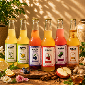 Assorted Trial Pack of 6 Organic Kombucha