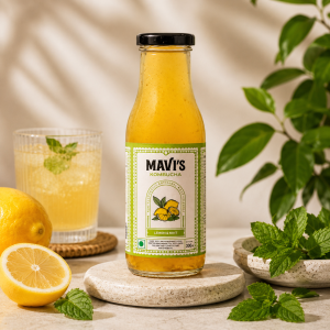 MAVI's Lemon mint kombucha