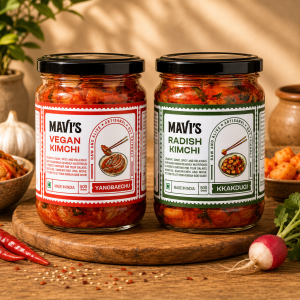 Radish Kimchi +Vegan Kimchi